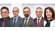 From left: Dr. Raja Mazuir Shah, Dr. Zakaria Maamar, Dr. Shahrokh Esfandiari, Dr. Vincent Mangematin, and Dr. Rosie Bateson.  