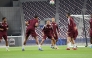 Qatar players during a training session at the Khalifa International Stadium yesterday. PICS: Hana Ramadan/The Peninsula
