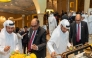 General Manager of Katara Cultural Village Foundation Professor Khalid bin Ibrahim Al-Sulaiti and Ambassador of India to Qatar H E Vipul during the event.