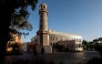 The Katara Mosque, designed by Turkish architect Zeynep Fadıllıoğlu, is seen in Katara Cultural Village on May 18, 2026. (Photo by Karim Jaafar / AFP)
