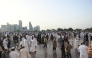 One of the Eid grounds on the first day of Eid Al Adha. Pics by The Peninsula photographers.
