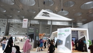 Qatar National Library booth at the Doha International Book Fair.
