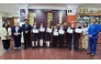 Birla Public School Principal Dr. Anand R. Nair, vice principals, and teachers with the winning students.