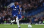 Chelsea's Ecuadorian midfielder #25 Moises Caicedo runs with the ball during the English Premier League football match between Chelsea and Tottenham Hotspur at Stamford Bridge in London on May 19, 2026. (Photo by Adrian Dennis / AFP)  