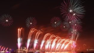 Fireworks celebration at Katara on first day of Eid Al Adha