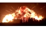 This screen grab shows fire as the uncrewed Blue Origin's New Glenn rocket explodes during a test on a launchpad at Cape Canaveral Space Force Station in Cape Canaveral, Florida, on May 28, 2026. (Photo by NASASpaceflight.com / AFP)
