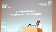 A Ministry official addressing the event. 