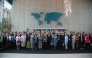 Deputy Speaker of the Shura Council H E Dr. Hamda Al Sulaiti with other attendees during the conference.