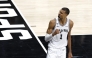  Victor Wembanyama #1 of the San Antonio Spurs reacts after his made basket during the fourth quarter against the New York Knicks in Game Two of the 2026 NBA Finals at Frost Bank Center on June 05, 2026 in San Antonio, Texas. (Photo by Ronald Cortes / GETTY IMAGES NORTH AMERICA / Getty Images via AFP)