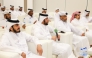 Ministry of Awqaf officials during the launch of the app at a ceremony.