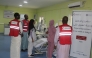 QRCS representatives and local health authorities inspect the dialysis unit at Al-Nahda University Hospital in N'Djamena, Chad.