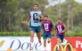Cristiano Ronaldo of Portugal runs during a training session.