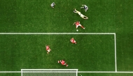 Lionel Messi #10 of Argentina shoots while Marco Friedl #23 of Austria blocks during the FIFA World Cup 2026 Group J match between Argentina and Austria at Dallas Stadium on June 22, 2026 in Arlington, Texas. (Photo by Stacy Revere / GETTY IMAGES NORTH AMERICA / Getty Images via AFP)