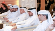 GTA President Khalifa bin Jassim Al Jaham Al-Kuwari with other officials during the graduation ceremony.