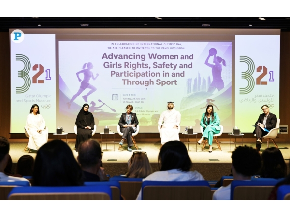 Panellists reflected on the progress made and the ongoing challenges facing women and girls in sport. Pic: Salim Matramkot/ The Peninsula  