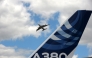 (FILES) An Airbus A380 performs a flying display at Le Bourget airport, near Paris, on June 24, 2017 during the public days the International Paris Air Show. (Photo by Eric Piermont/ AFP)