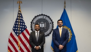 Minister of Interior meets FBI Director
