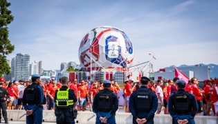 Qatari security forces participate in securing FIFA World Cup