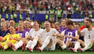 Erling Haaland #9 of Norway and teammates celebrate with fans after the 2-1 win during the FIFA World Cup 2026 Round Of 32 match between Cote d'Ivoire and Norway at Dallas Stadium on June 30, 2026 in Arlington, Texas. (Photo by Lars Baron / GETTY IMAGES NORTH AMERICA / Getty Images via AFP)