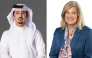 Chief Executive Officer of QFC Mansoor Rashid Al-Khater (left) and Chief Executive Officer of Franklin Templeton Jenny Johnson.