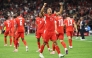 Dan Ndoye #11 of Switzerland celebrates scoring his team's second goal. Alex Grimm/Getty Images/AFP