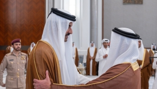Amir meets UAE Deputy Prime Minister and Minister of Interior
