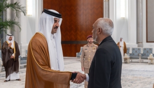 Amir meets President of Maldives