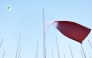 Qatar’s flag flying at half mast at the Flag Plaza on the Corniche in Doha yesterday, July 14, 2026. Pics: Rajan Vadakkemuriyil/The Peninsula