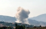This photograph taken from the southern Lebanese city of Nabatieh shows smoke as it rises from the site of an Israeli-controlled explosion in the village of Kfar Tebnit on July 18, 2026. (Photo by Abbas FAKIH / AFP)