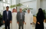From left: Zafar Iqbal, Abdulrahman Hasna, Dr. Abdusamea Shabani, Prof. Khalid Al Ansari and Maha Al Henzab