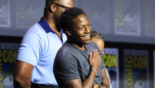 David Jonsson speaks onstage during the 2026 Comic-Con International: San Diego - Marvel Studios Hall H presentation at San Diego Convention Center on July 25, 2026 in San Diego, California. Amy Sussman/Getty Images/AFP