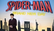 British actor Tom Holland poses on the red carpet upon arrival to attend the UK premiere for 'Spider-Man: Brand New Day UK' at the Odeon Luxe Leicester Square in central London on July 29, 2026. (Photo by JUSTIN TALLIS / AFP)