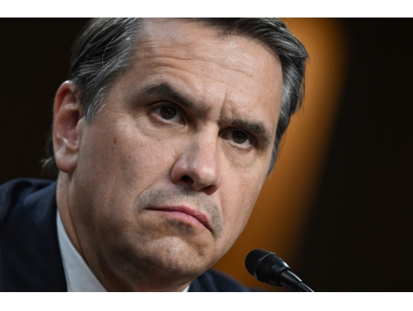 (FILES) Acting US Attorney General todd blanche testifies during a Senate Judiciary Committee hearing on his nomination to be Attorney General, on Capitol Hill in Washington, DC, on July 15, 2026.  (Photo by Brendan SMIALOWSKI / AFP)