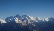 Mount Everest and other peaks of the Himalayan range seen in Kathmandu, Nepal. Reuters file photo.