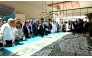 Egypt's Prime Minister H E Dr. Mostafa Madbouly and Minister of Housing, Utilities and Urban Communities, H E Randa El Menshawy with Qatari Diar CEO, Sheikh Hamad bin Talal Al-Thani, and other officials during the tour.