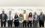 City University Qatar and Ulster University officials.