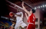 Action during Qatar's match against China.
