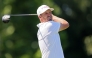 Wyndham Clark of the United States plays his shot from the eighth tee during the second round of the BMW Championship 2026 at Bellerive Country Club on August 21, 2026 in St Louis, Missouri. (Photo by Alex Slitz / AFP)