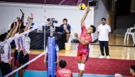 Action during the match between France and Venezuela. 