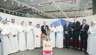 Officials during the inauguration of the exhibition yesterday.