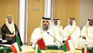 Undersecretary of the Ministry of Awqaf and Islamic Affairs H E Dr. Sheikh Khalid bin Mohammed bin Ghanem Al Thani  during the event.