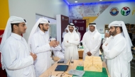 Participants explaining their innovation during the event.
