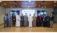 President of UDST Dr. Salem Al-Naemi with The View Hospital and KMC officials at the signing ceremony.