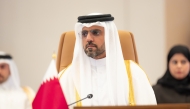 President of the General Tax Authority Khalifa bin Jassim Al Jaham Al-Kuwari during the meeting.