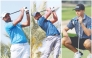Ali Al Shahrani (left), Saleh Al Kaabi (centre) and Daniil Sokolov will represent Qatar in the men’s individual and team competitions.