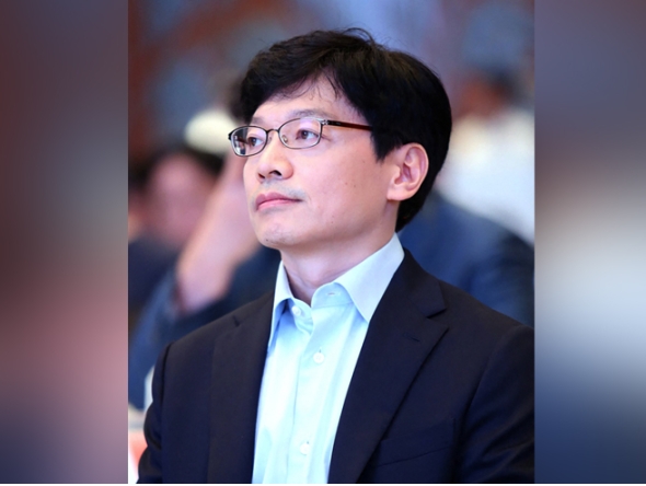 This undated picture released by Yonhap news agency in Seoul on September 9, 2026 shows Kwon Hyuk-bin, the founder and current Chief Visionary Officer (CVO) of the South Korean game company Smilegate. (Photo by YONHAP / AFP) 