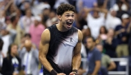 Ben Shelton of the United States celebrates after defeating Carlos Alcaraz of Spain during their Men's Singles Quarterfinal match on Day Ten of the 2026 US Open at USTA Billie Jean King National Tennis Center on September 08, 2026 in the Flushing neighborhood of the Queens borough of New York City. Matthew Stockman/Getty Images/AFP 