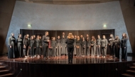 Maqam Choir during the rehearsals.
