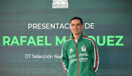 Rafael Marquez Alvarez, known as Rafa Marquez, poses for a photo during his presentation as the new head coach of the Mexican men’s national team at the High-Performance Center (CAR) of the Mexican Football Federation in Mexico City, on September 10, 2026. (Photo by Yuri CORTEZ / AFP)