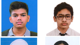 Clockwise from top left: Abdur Rehman Javaid, Jassim Khokhar, Jewairya Aqdus and Maham Shahid.